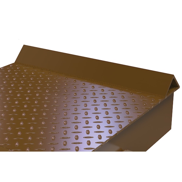 STL WHEEL RISER W/ ROLL OFF GUARD 72X24X12
